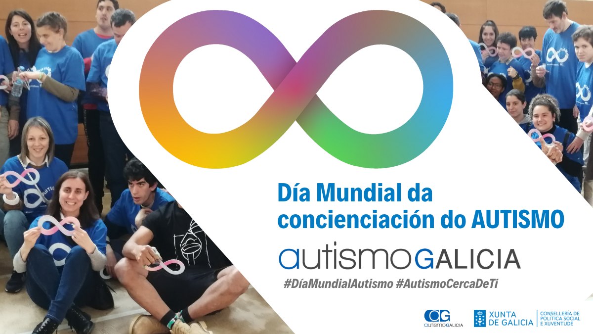 No Día Mundial de Concienciación sobre o Autismo 2024, as entidades da Federación  Autismo Galicia unímonos para recoñecer e visibilizar a diversidade do autismo. 